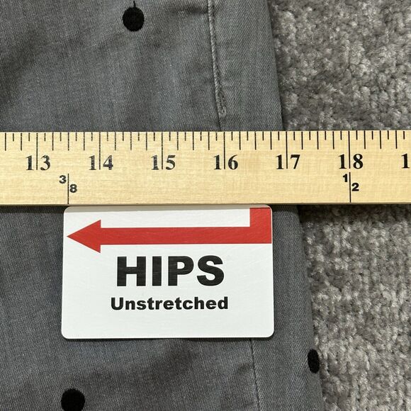 J. Crew Toothpick Skinny Leg Jeans Women 30T Gray Polka Dot Pockets Stretch K47 - Picture 15 of 16